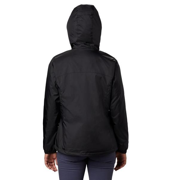 Columbia Switchback Sherpa Rain Jacket Black For Women's NZ72693 New Zealand